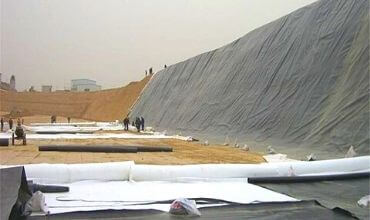 Geomembrane Applied on Landfill Waste