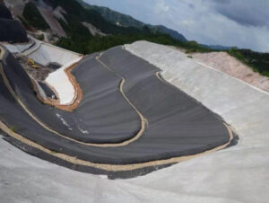 Tinhy Geomembranes Covered On Landfill Projects