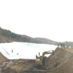 Geotextile Installed In a Landfill For Anti-seepaging